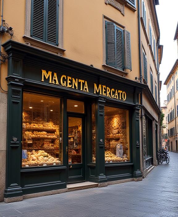 La storica facciata esterna di Magenta Mercato a Firenze.