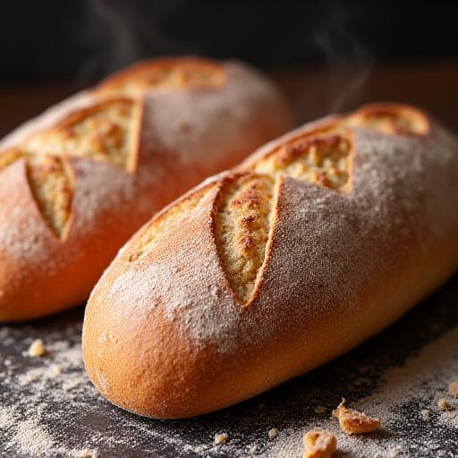 Pane artigianale appena sfornato.